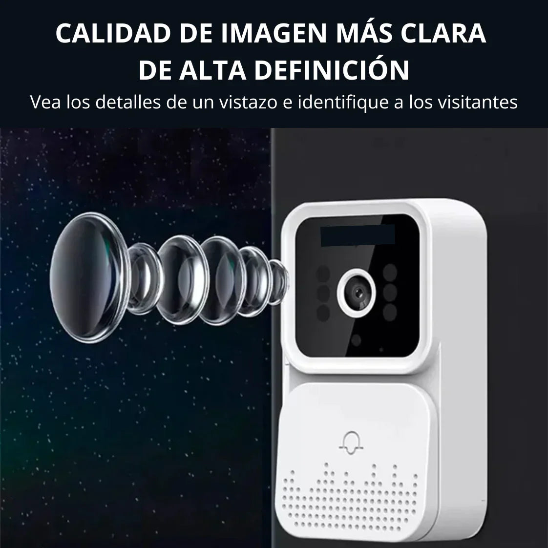 TIMBRE CON CÁMARA INTELIGENTE INALÁMBRICO