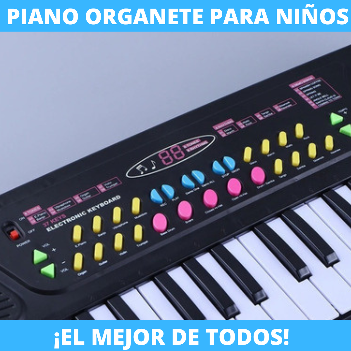 PIANO ORGANETE PARA NIÑOS