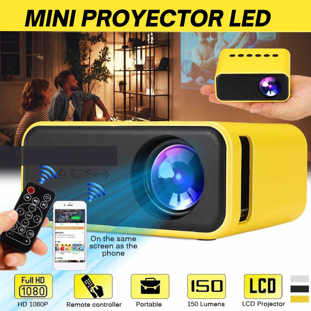 Mini Proyector Led Portatil