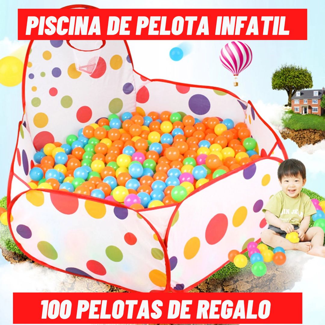 100 PELOTAS GRATIS Piscina de pelotas infantil