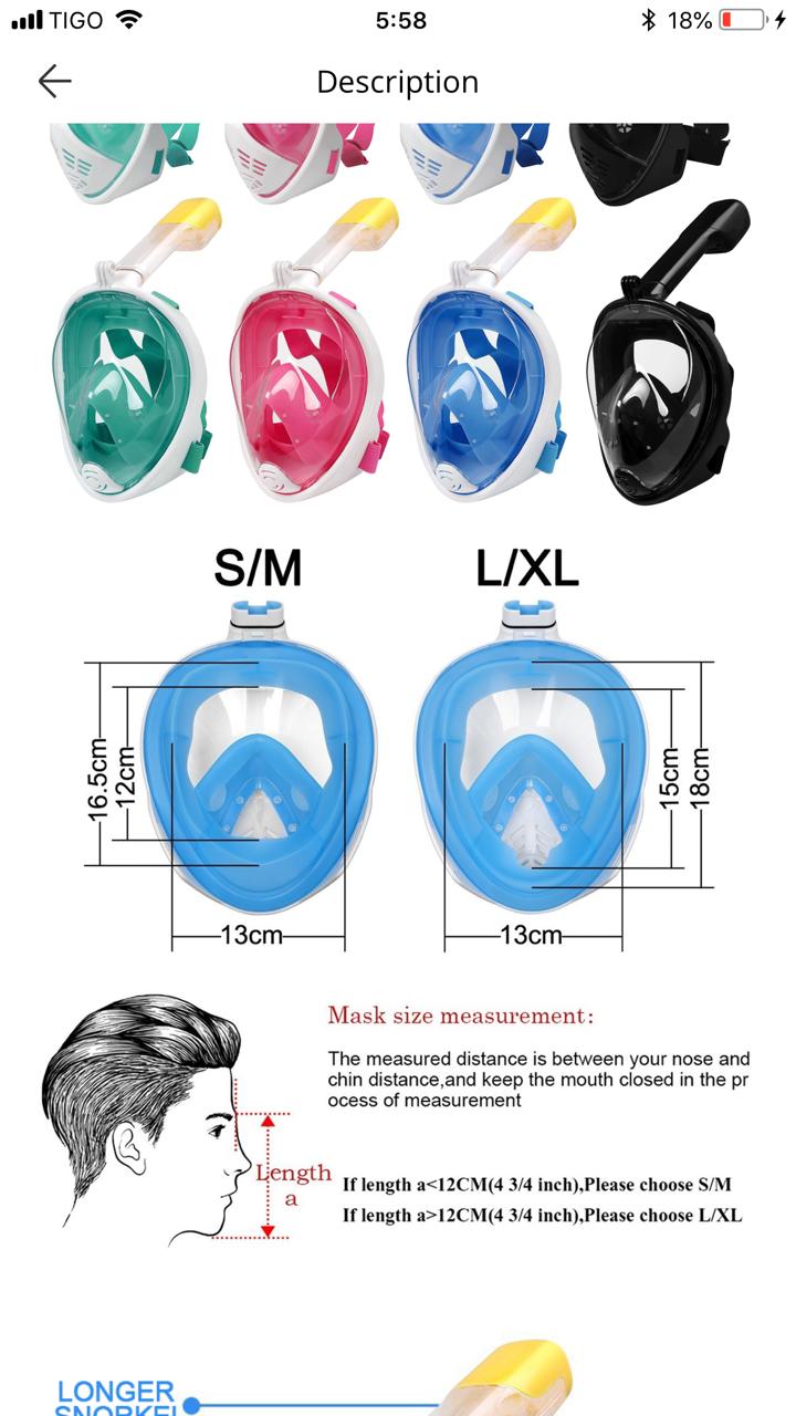 Careta Sea Snorkel® 🌊 Envio GRATIS