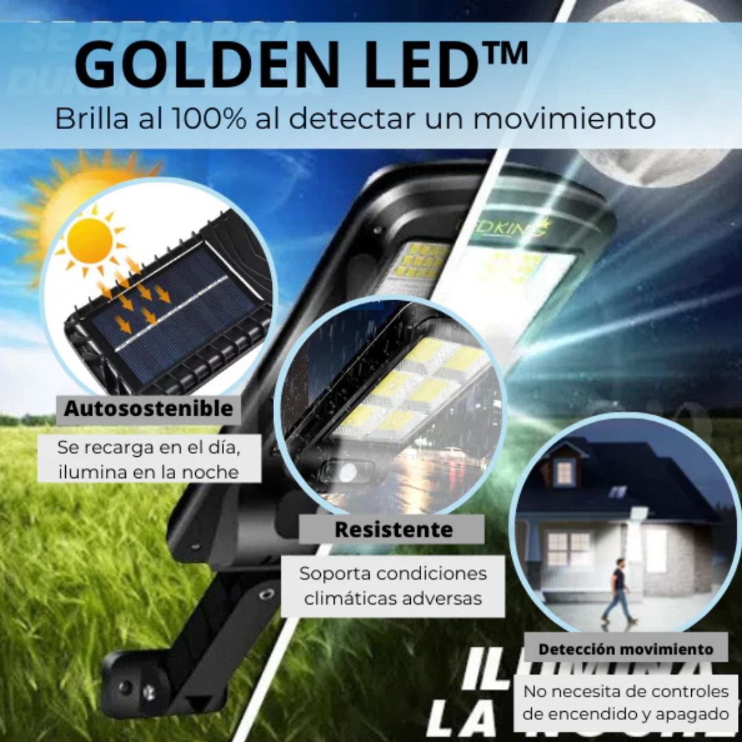 REFLECTOR SOLAR CON SENSOR DE MOVIMIENTO