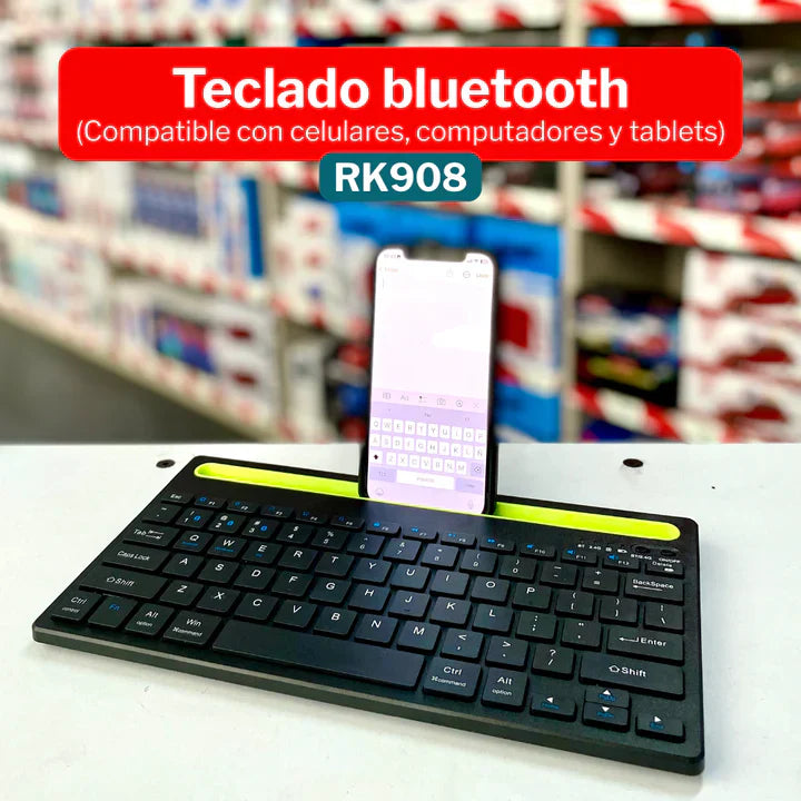 Teclado Inalambrico Bluetooth Premium