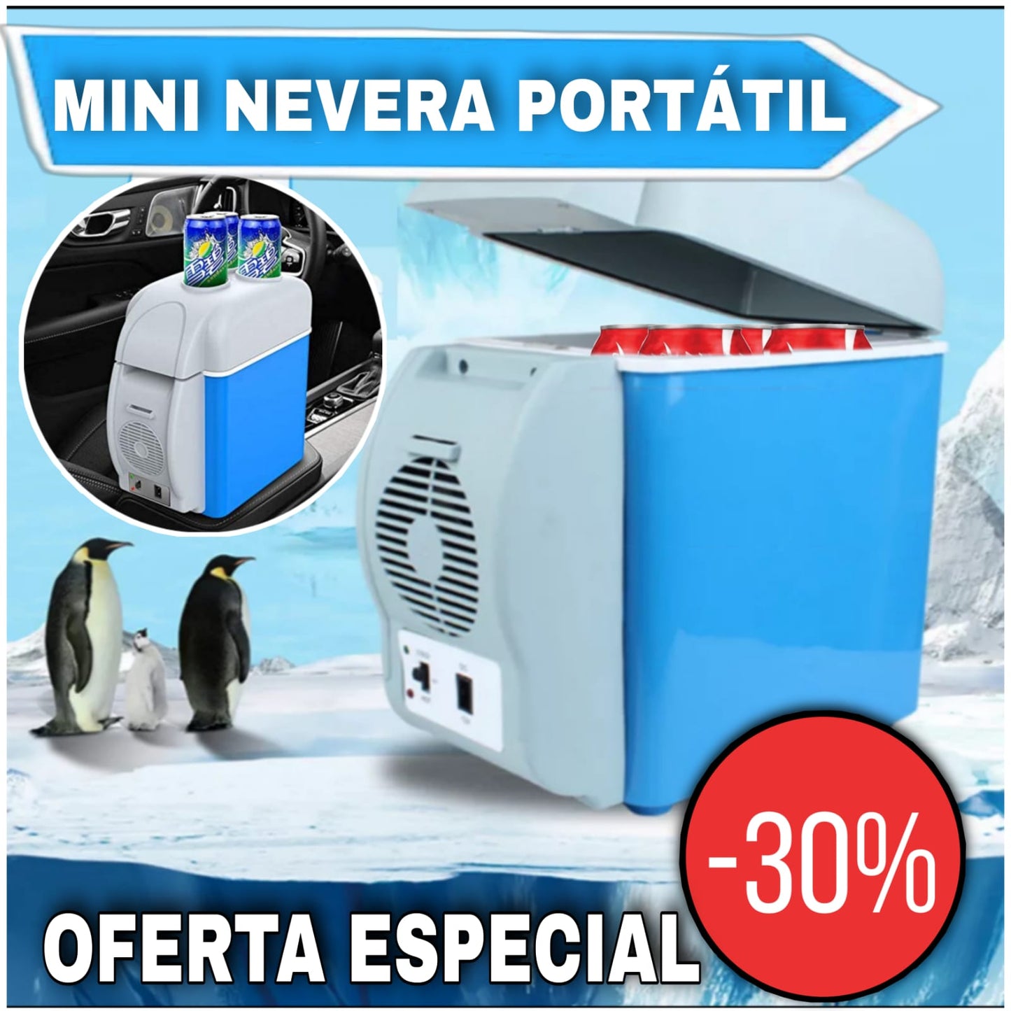 ❗ MINI NEVERA PRTATIL❗ 7.5 LITROS