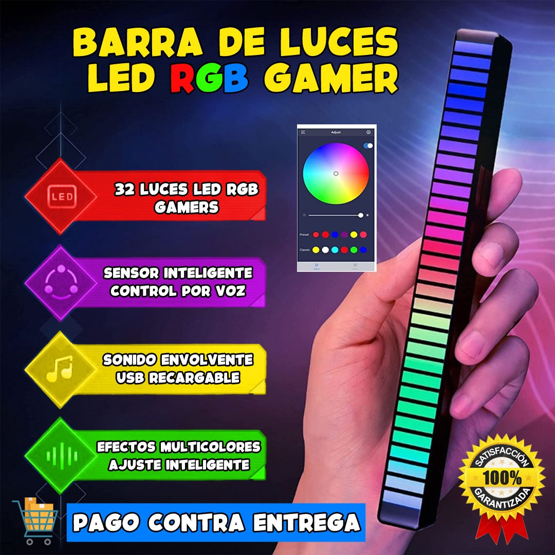 Barras de Luz Led RGB Audioritmicas