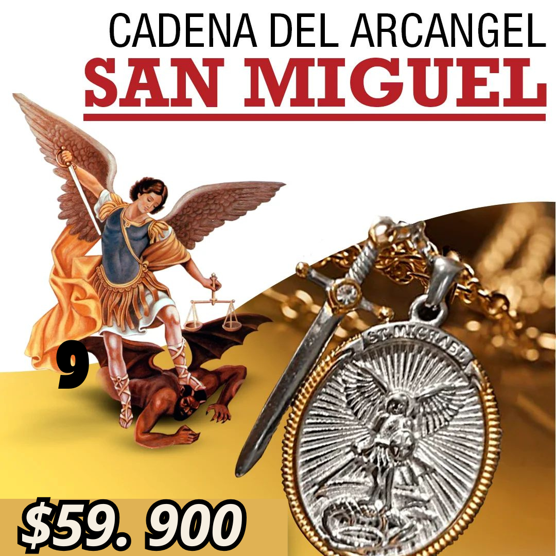 Fortaleza Divina: Collar de San Miguel Arcángel + Estuche Premium de Regalo