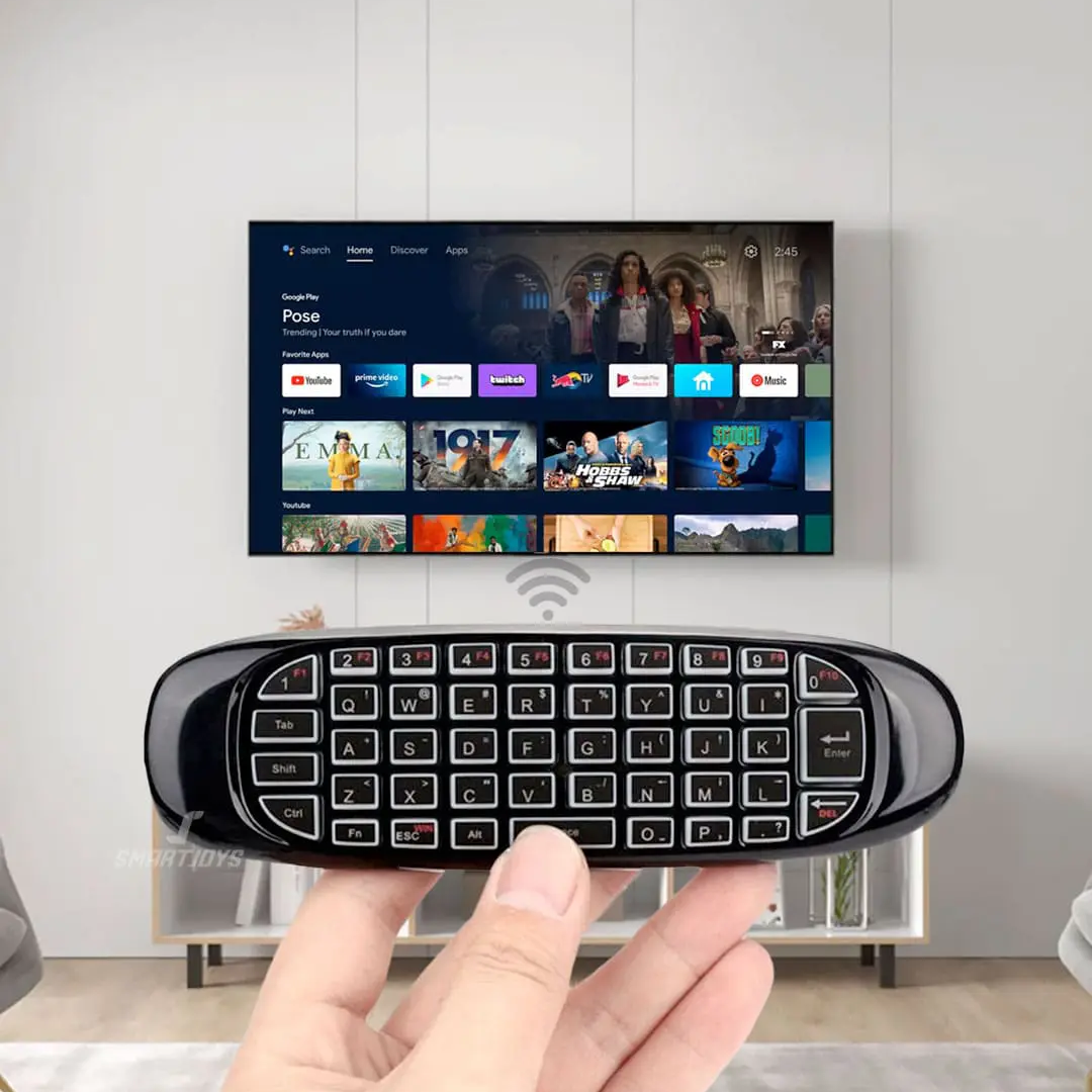 Control mágico Con teclado inalámbrico