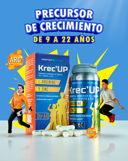 ✅Krec'UP  Original Trío Potencia de Crecimiento.