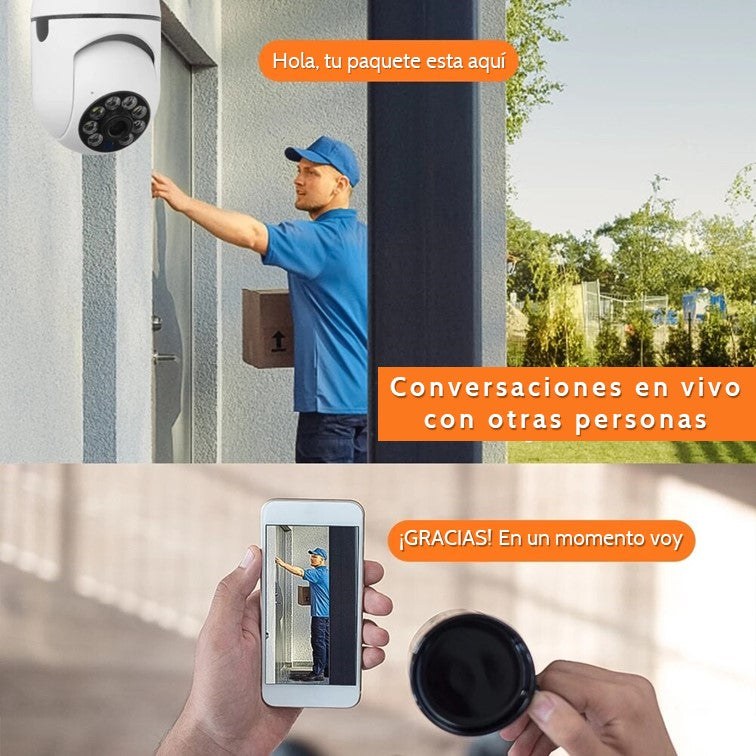 Cámara Bombillo Wifi 360°
