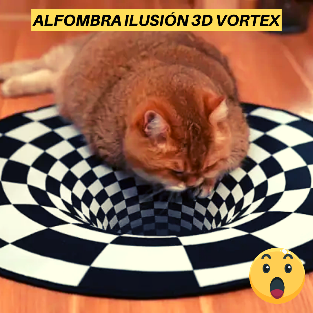ALFOMBRA ILUSIÓN 3D VORTEX