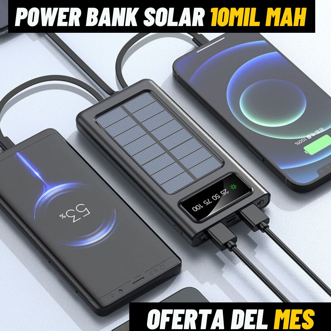 Power Bank Solar Carga Rapida