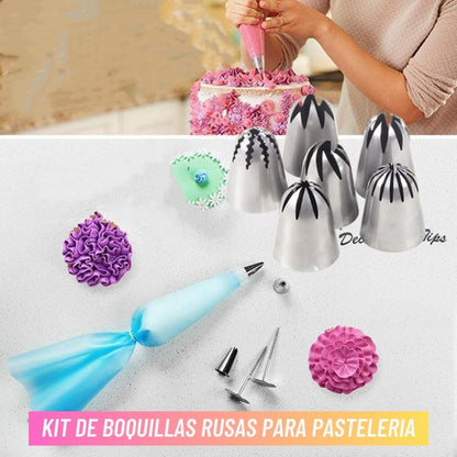 KIT DE BOQUILLAS RUSAS * 7 🧁