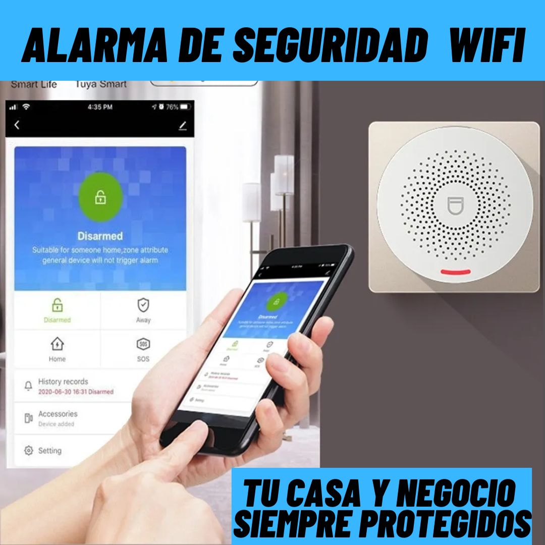 Kit de Alarma Smart Home Wifi