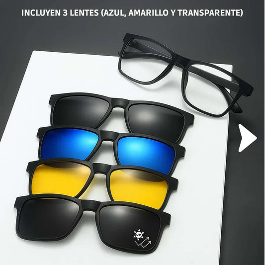 Gafas Magnéticas 3 en 1 con Filtro