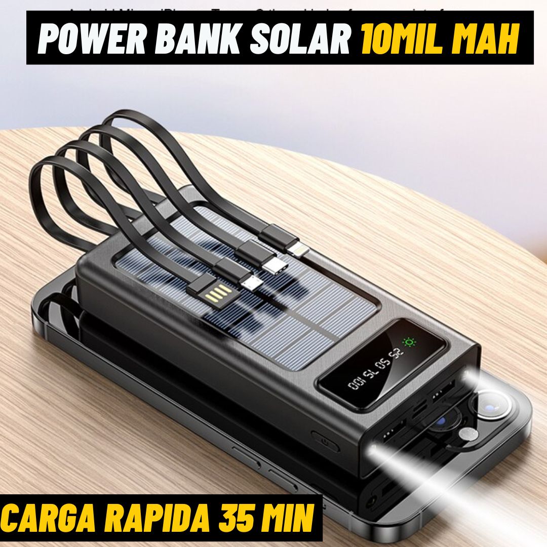 Power Bank Solar Carga Rapida