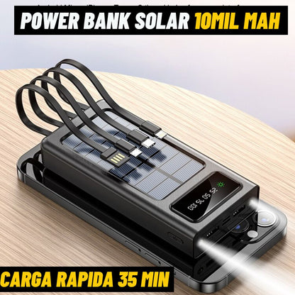 Power Bank Solar Carga Rapida