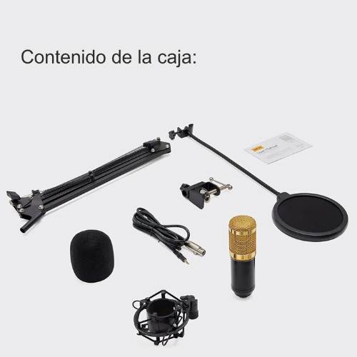 Micrófono De Condensador - Kit Profesional
