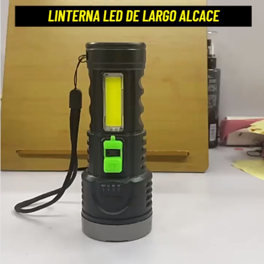 Linterna Led Multifunción Carga Solar 4 Modos