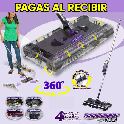 |©SwivelSweeper | Escoba Barredora Eléctrica Inalámbrica |
