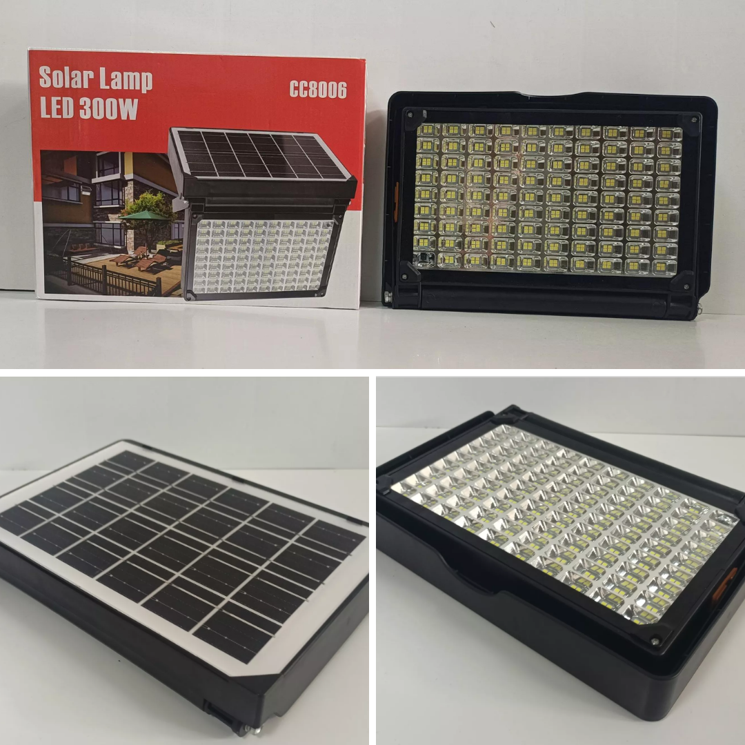 Reflector solar 300w - Panel Integrado + entrada USB
