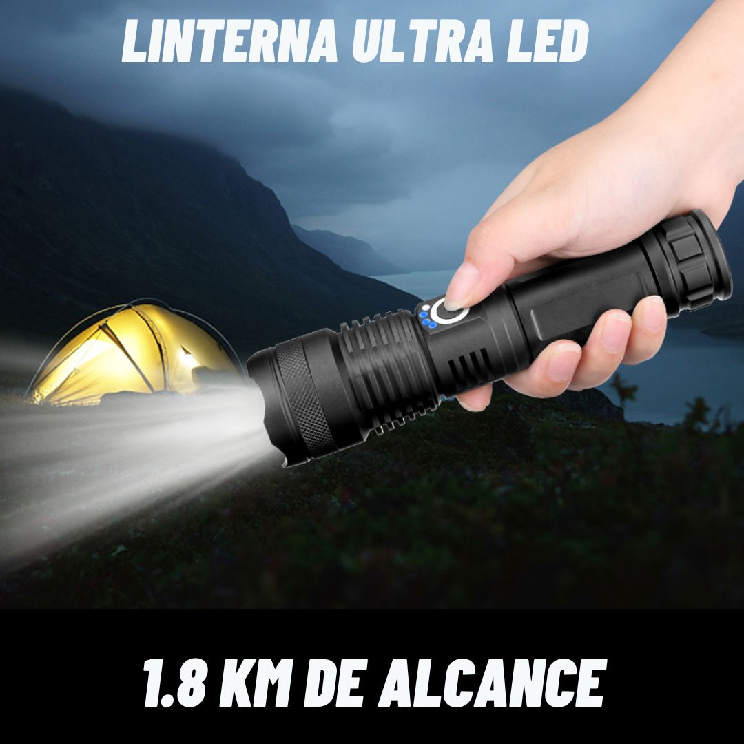 Linterna Ultra  Led Multifunción  Original Recargable