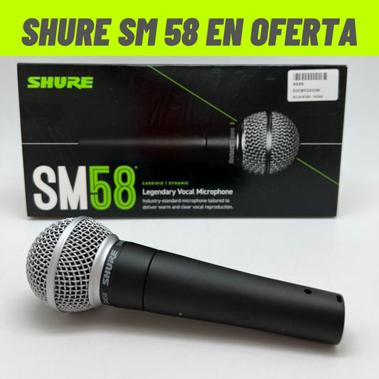 MICROFONO  DINAMICO SUPERCARDIOIDE, SHURE MS 58