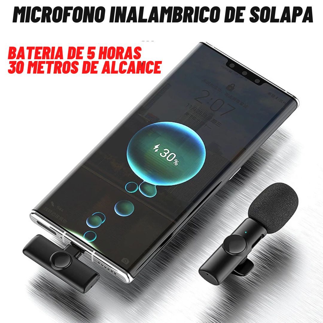 MICROFONO  INALAMBRICO DE SOLAPA