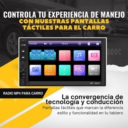 RADIO PANTALLA +CAMARA Y MANDO DE TIMON GRATIS