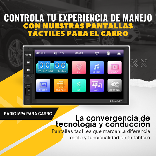 RADIO PANTALLA +CAMARA Y MANDO DE TIMON GRATIS