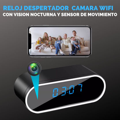 Reloj Despertador Camara wifi