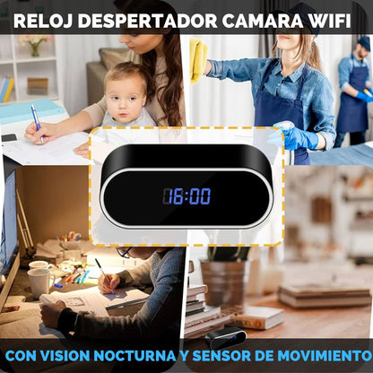 Reloj Despertador Camara wifi