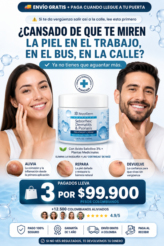 🧴 Crema avanzada para dermatitis, psoriasis 🔥 PAGA 2 Y LLEVA 3