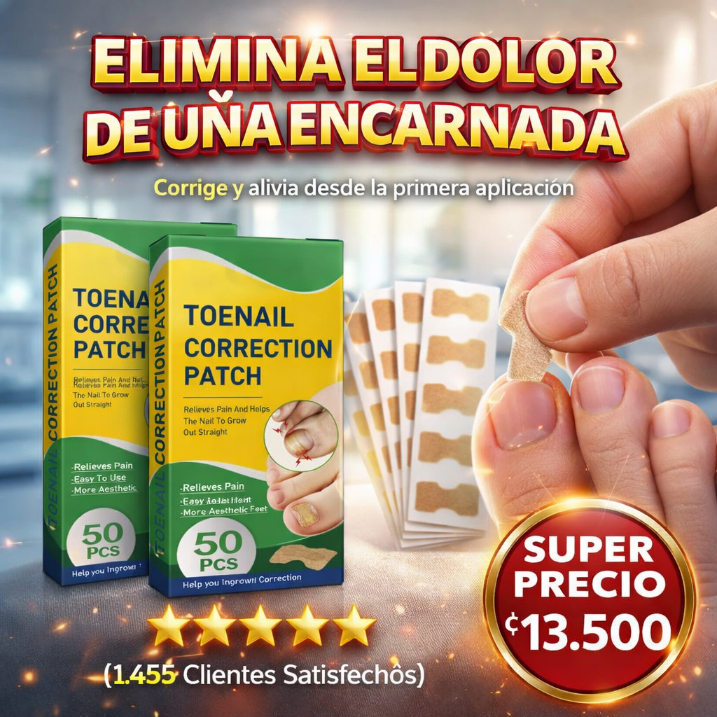 PARCHE CORRECTOR DE UÑAS
