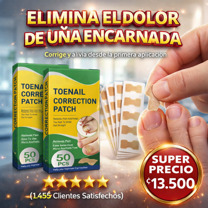PARCHE CORRECTOR DE UÑAS
