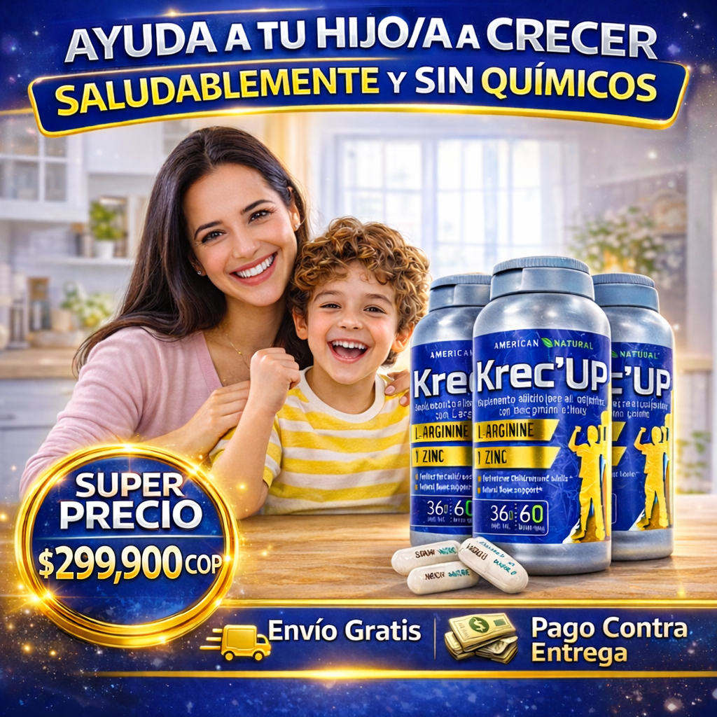 ✅Krec'UP  Original Trío Potencia de Crecimiento.
