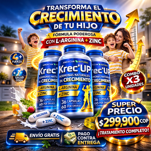 ✅Krec'UP  Original Trío Potencia de Crecimiento.