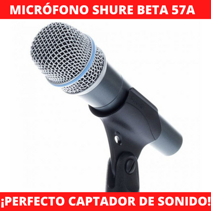 MICROFONO  DINAMICO SUPERCARDIOIDE, SHURE BETA 57A
