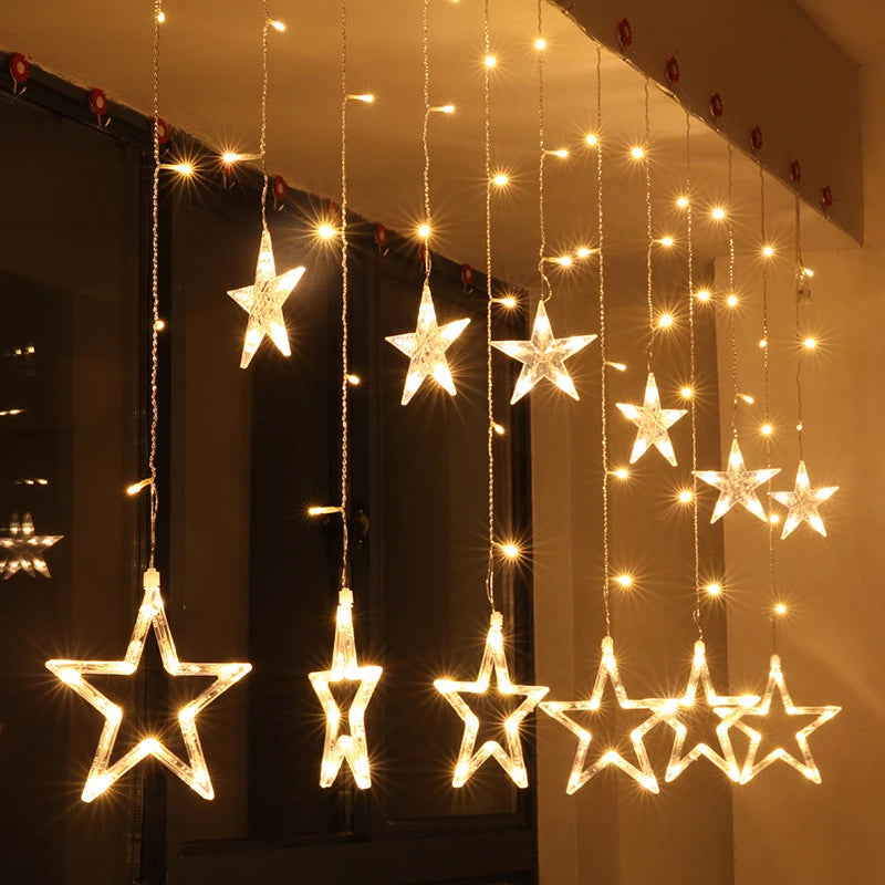 ⭐Cascada De Luces Navideñas Led 🎄