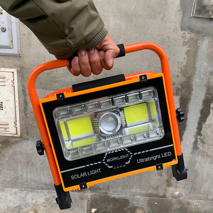 Reflector Industrial con Panel solar de Alta Resistencia