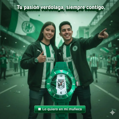 💚⌚️ Nuevo Reloj Atlético Nacional Deportivo Hombre y Dama  Edición Exclusiva