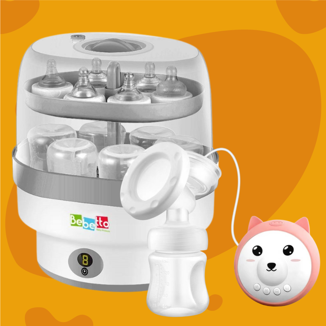Combo Esterilizadora Bebetto + Extractor electrico Munbe