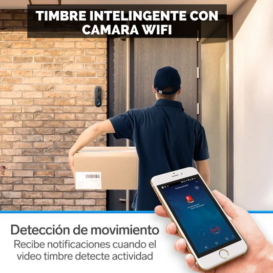 Timbre Inteligente Inalámbrico Cámara 720p Wifi