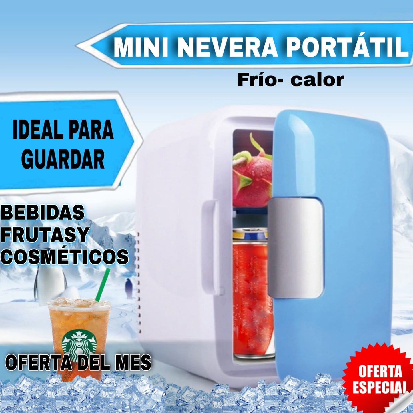 ❗ MINI NEVERA FRIO CALOR❗  8 LITROS