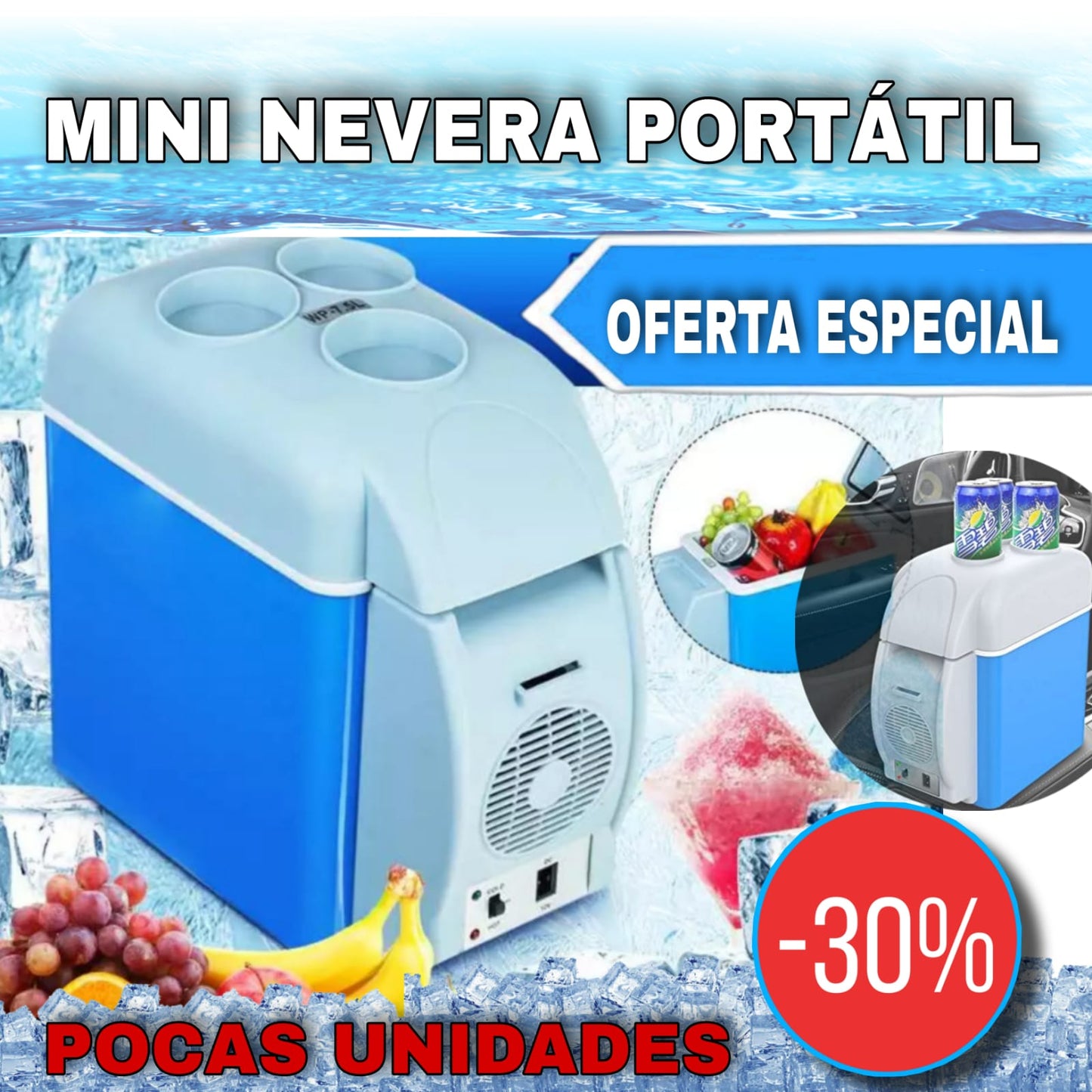 ❗ MINI NEVERA PRTATIL❗  7.5 LITROS