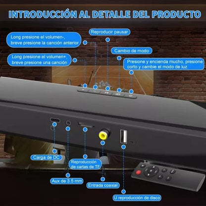 barra de sonido red dragon