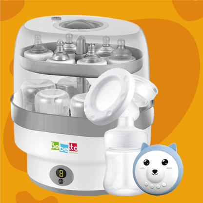 Combo Esterilizadora Bebetto + Extractor electrico Munbe