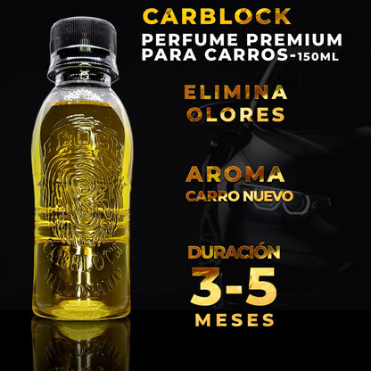 Perfume Premium para carro - CARBLOCK 150 ml + Envío Gratis