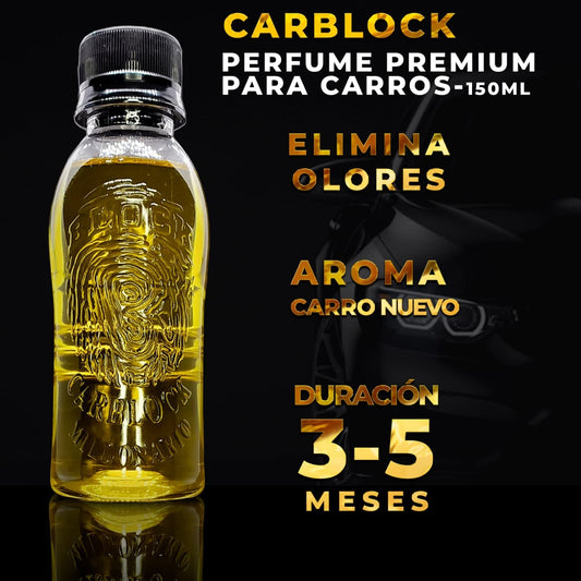 Perfume Premium para carro - CARBLOCK 150 ml + Envío Gratis